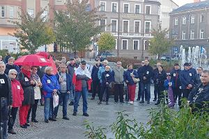 Czarny protest w Wałbrzychu