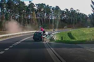 Rosjanin potrącił rowerzystkę na drodze Zielona Góra - Czerwieńsk