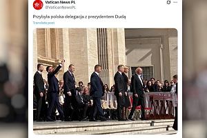 W polskiej delegacji obecnej na pogrzebie papieża Franciszka, oprócz prezydenta Andrzeja Dudy, znalazł się również