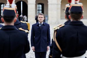 Prezydent Francji Emmanuel Macron