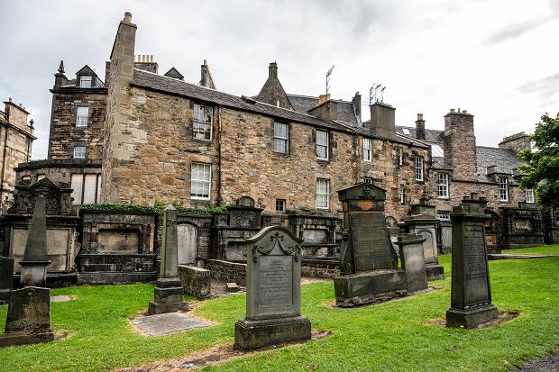 Cmentarz Greyfriars Kirkyard w Edynburgu
