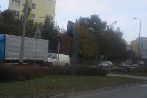 Fotoradar na ul. Kętrzyńskiego w Olsztynie