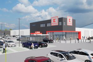 Wizualizacja nowego sklepu sieci Kaufland w Sosnowcu