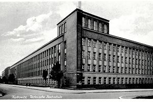 Katowice. Uczelnia techniczna, zdjęcie z okresu okupacji