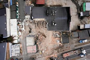 6 marca 2018. Kamienica na Dębcu zniszczona przez wybuch gazu