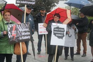 Czarny protest w Sanoku