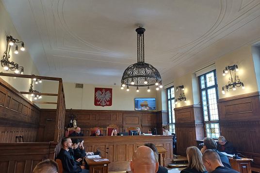 Andrzej L. zeznawał przez internet w procesie 18 kiboli Ruchu Chorzów oskarżonych o udział w gangu Psycho Fans.