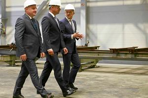 Prezydent Andrzej Duda z wizytą w fabryce Wielton w Wieluniu