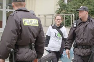Dominika, zielonogórzanka weszła razem z aktywistami z Greenpeace na dach Ministerstwa Środowiska