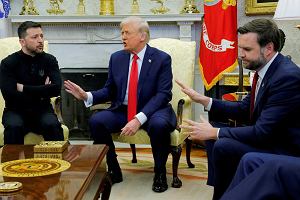 Wołodymyr Zełenski, Donald Trump i J.D. Vance